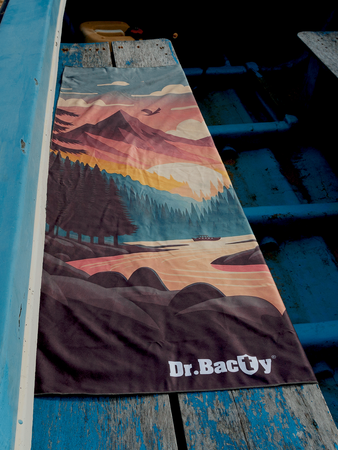 Ręcznik szybkoschnący dwustronny Dr.Bacty XL 70x140 – Sunset 