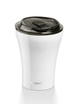 Kubek termiczny do kawy z powłoką ceramiczną Dr.Bacty Apollo - 227 ml - biały